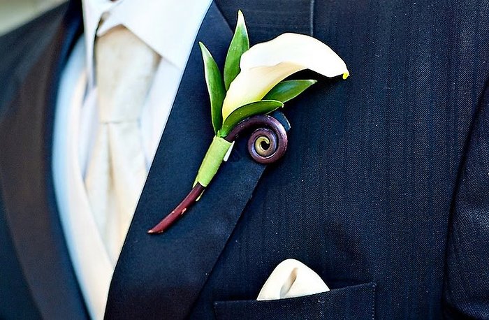 Calla Lily Boutonniere