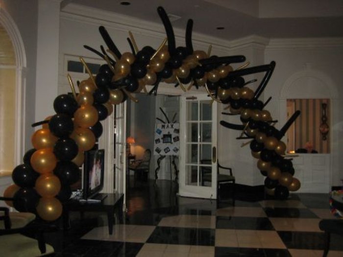 Black and Gold Arch