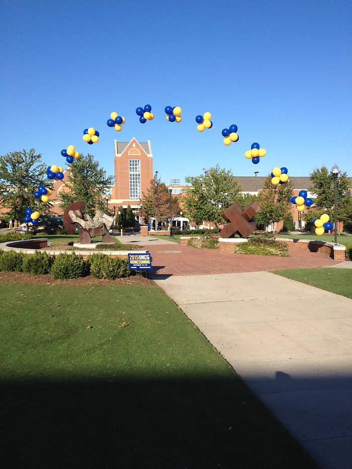 Large Outdoor Floating Cluster Arch