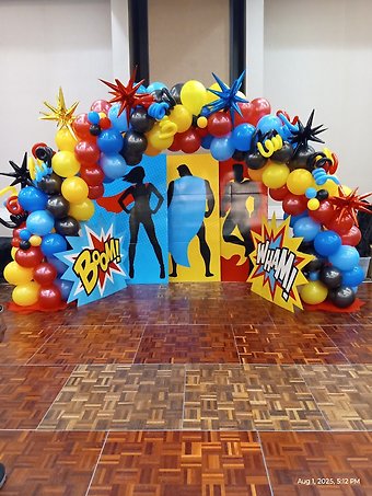 Comic Book Arch on a Frame