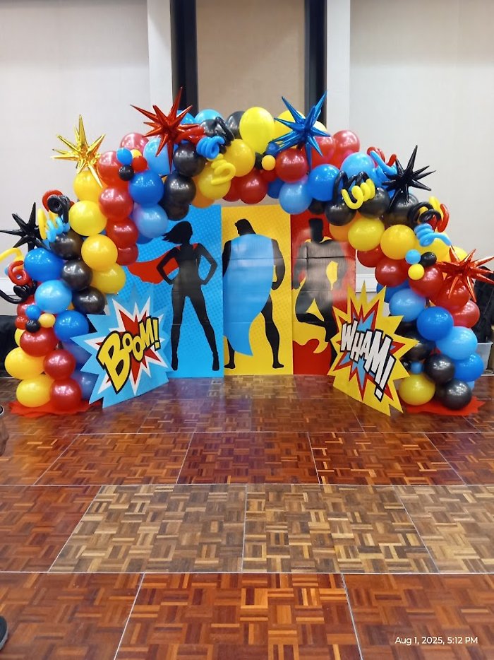 Comic Book Arch on a Frame
