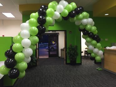 Arch- Lime, Black and White