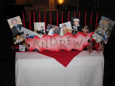 Andrew Photo Montage Candle Lighting