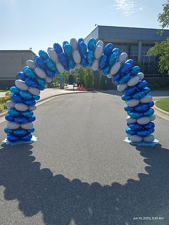 Mylar Arch on Frame