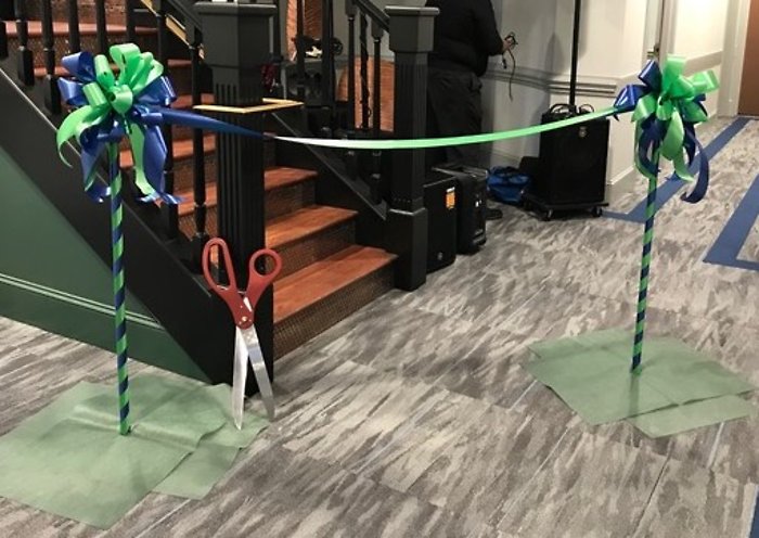 Grand Opening Stanchion w/Ribbon Rental