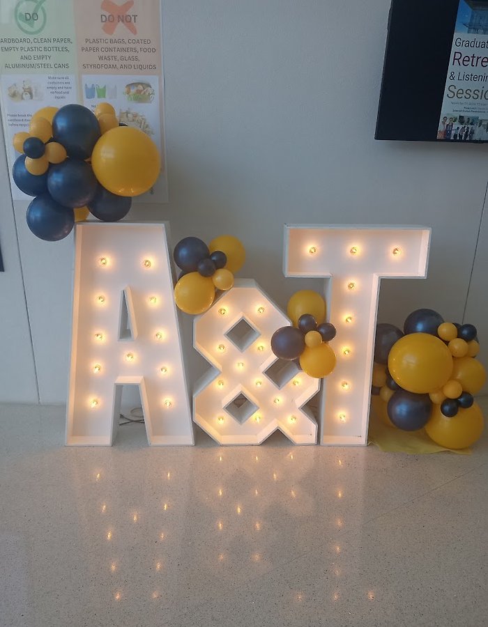 A&T Bulb Letters