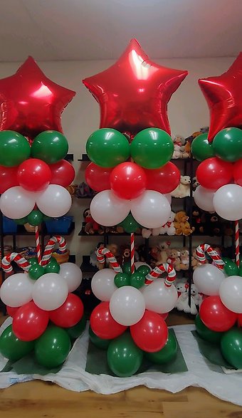 Christmas Star Columns