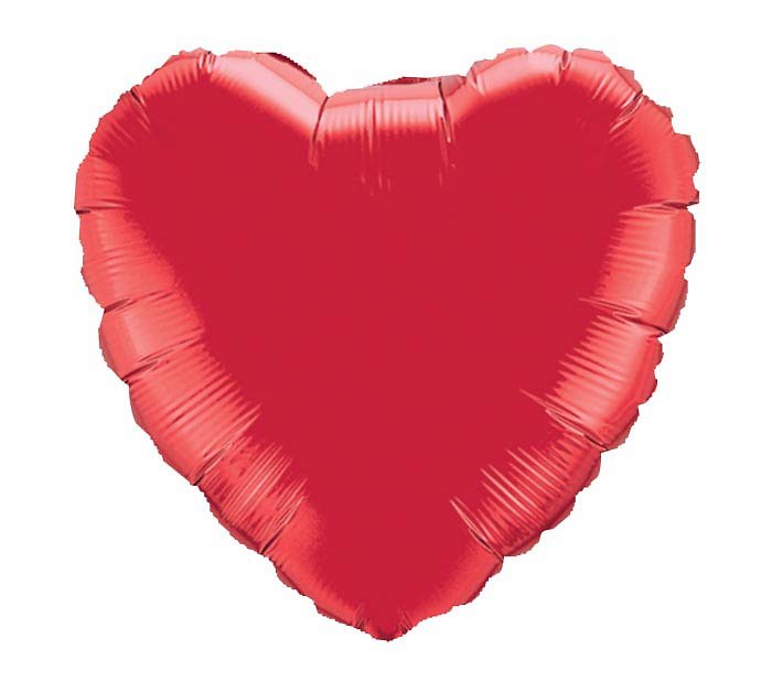 3ft 36\" Mylar Heart or Star