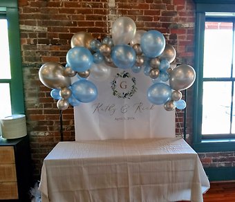 Small Garland Style Arch at Natty Greene\'s