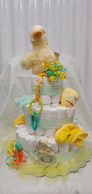 Boy or Girl Baby Diaper Cake