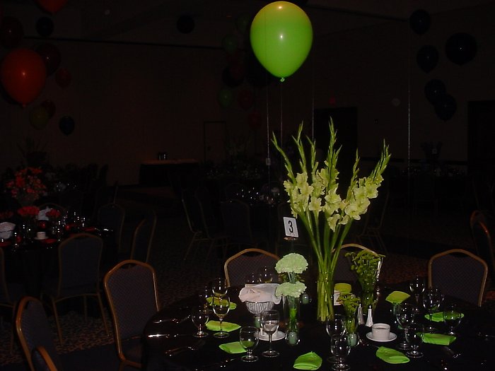 Monochromatic Floral Centerpiece