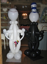 Bride and Groom Sculptures