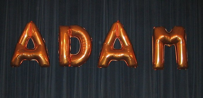 Adam Balloon Letters