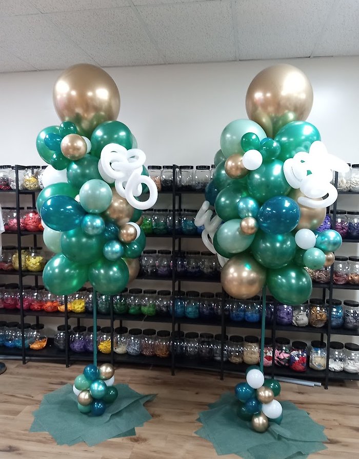Shades of Green Celebration Stick