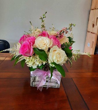 Pink Floral Centerpiece