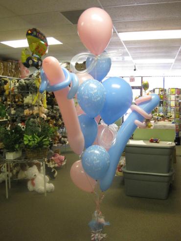Boy/Girl Baby Balloon Bouquet
