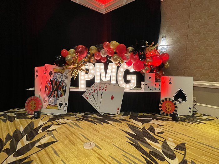 PMG Bulb Letters- Casino Theme