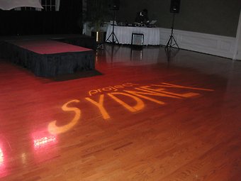 Sydney Name Custom Gobo Lighting