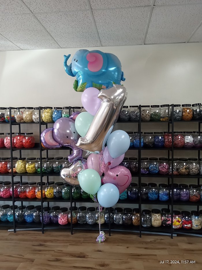Elephant Themed Birthday Bouquet
