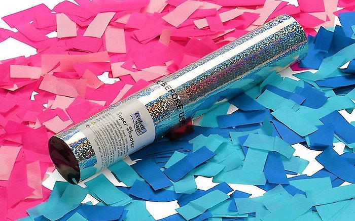 Gender Reveal Confetti Cannon Rental