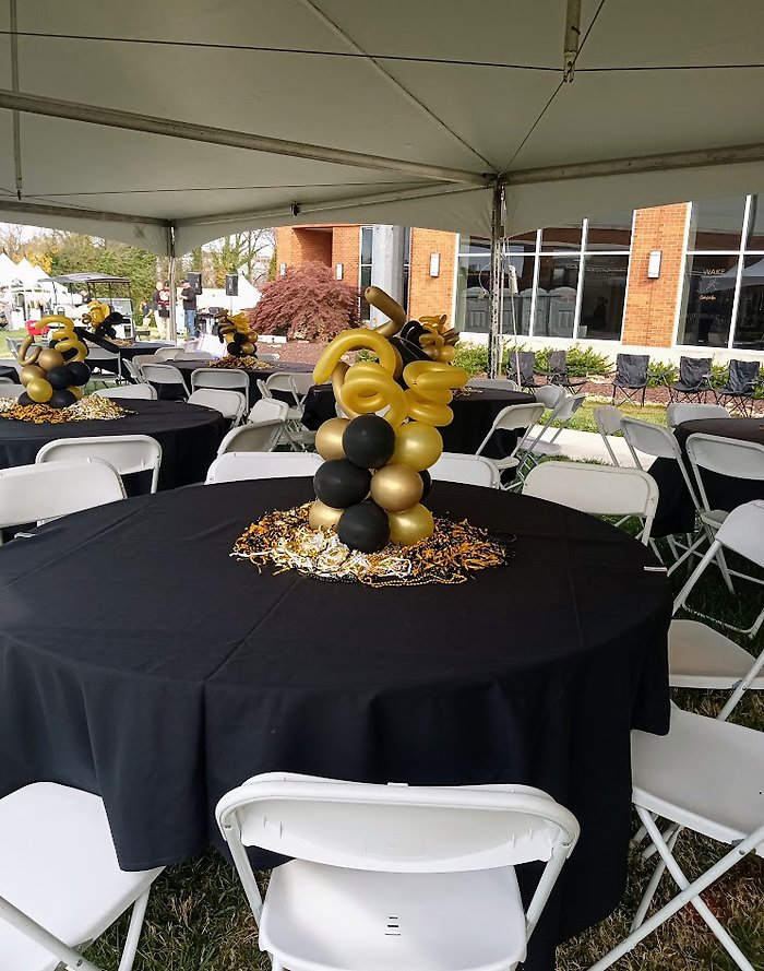 WFU Balloon Centerpiece