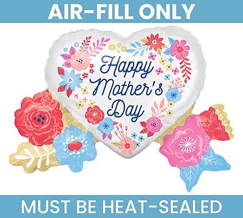 Happy Mother\'s Day 14\" Air-Filled Mylar- Styles Vary