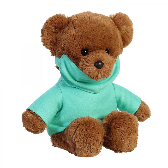 Doctor Bear w/ Mask- Aqua