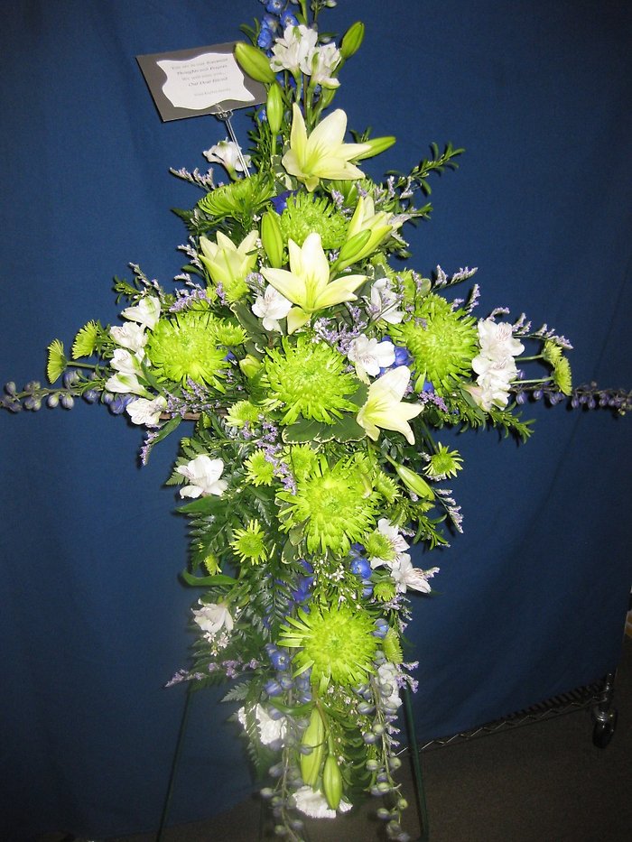 Sympathy Floral Cross 2