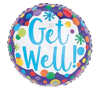 18\" Get Well Dots