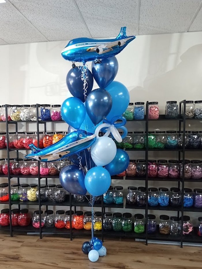 Airplane Mode Balloon Bouquet
