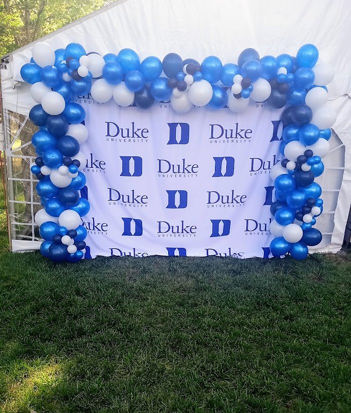 Step and Repeat with Balloon Garland
