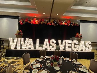 Viva Las Vegas Bulb Letters
