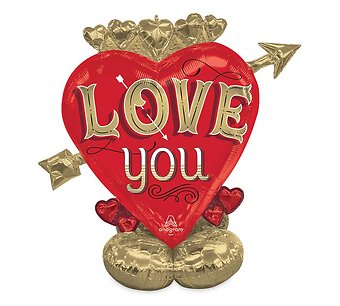 Love You Heart Airloonz- 44\"