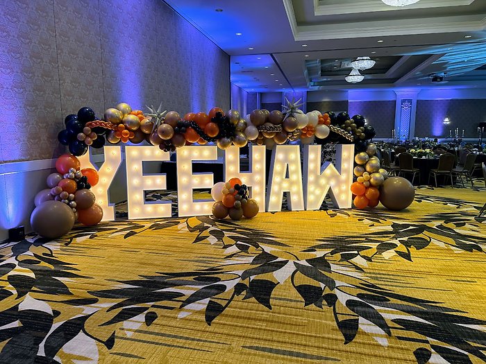 PMG Western Marquee Letter Decor
