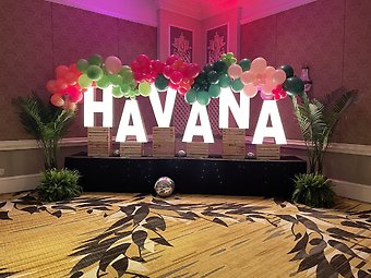 Havana Bulb Letters