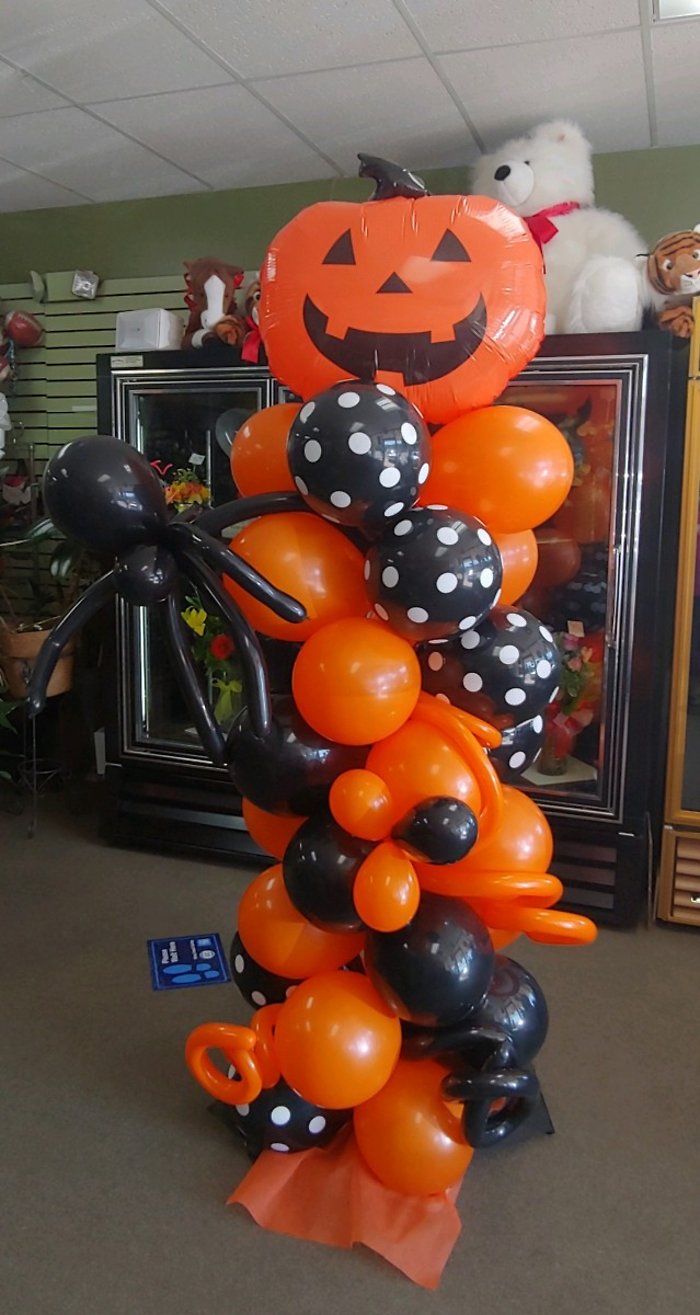 Funky Pumpkin Halloween Column