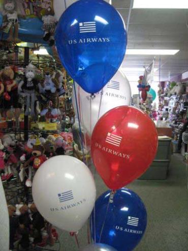 US Airways Custom Imprinted 11\" Latex