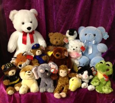 different types of soft toys