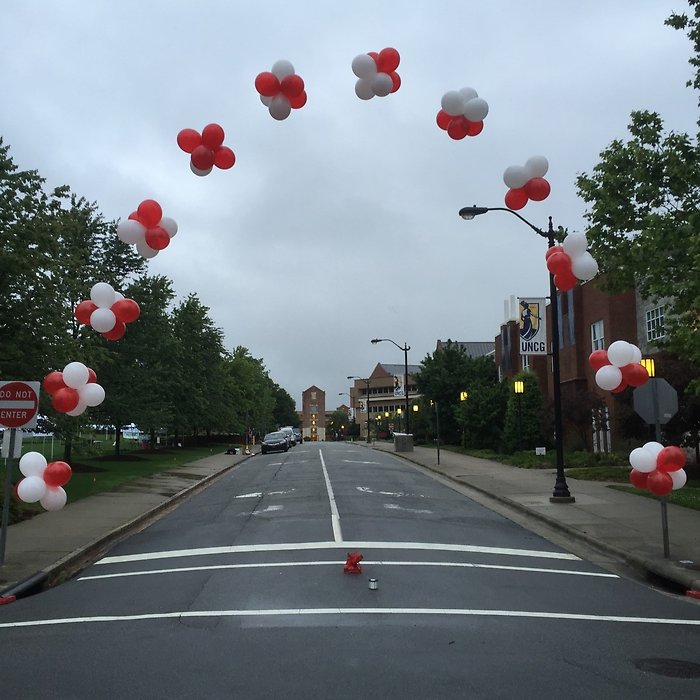 Over-the-Street Floating Cluster Arch