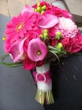 Hot Pink Contemporary Bridal Bouquet