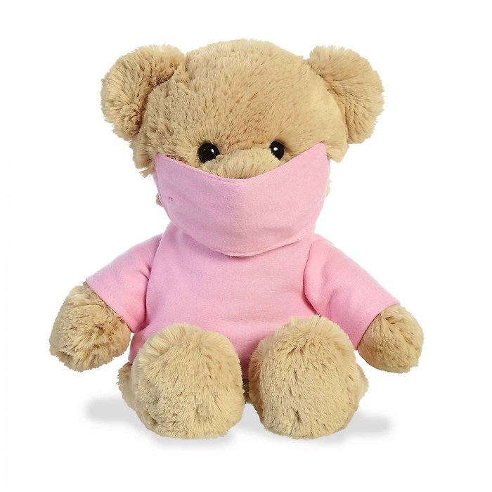 Doctor Bear w/ Mask- Pink