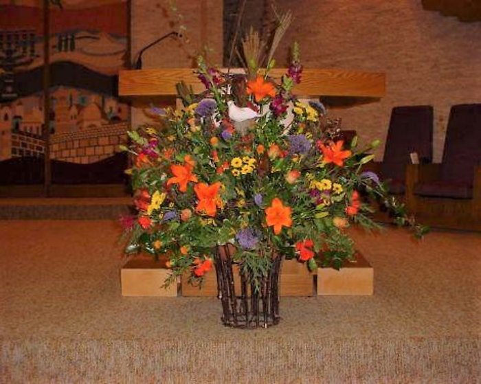 Sunset Bima/Altar Arrangement