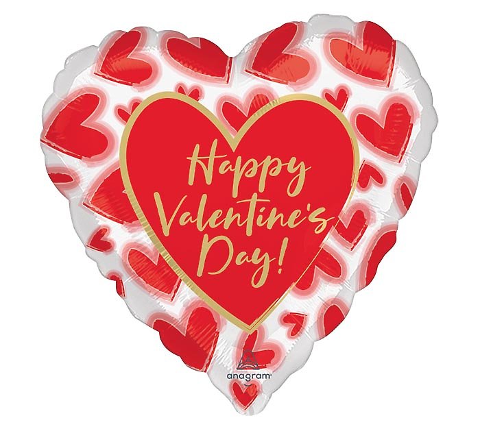 Happy Valentine\'s Day Mylar- Large 28\"