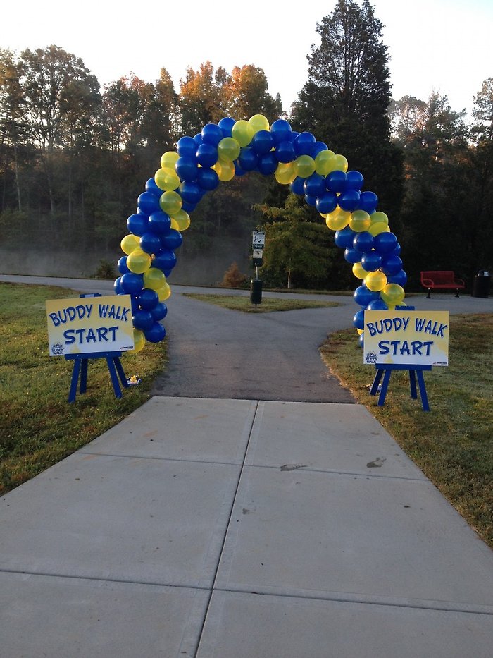 Buddy Walk  Start/Finish Line Arch