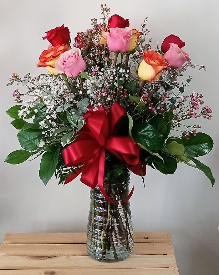 1 Dozen Mixed Roses
