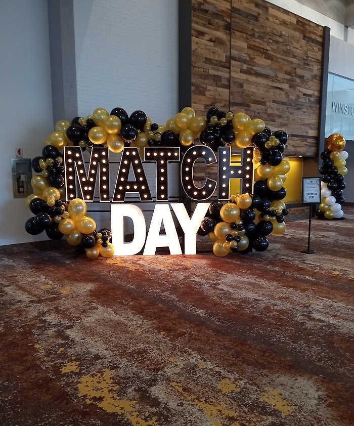 Match Day Bulb Letters