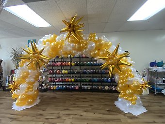 Arch on Frame with Magic Stars