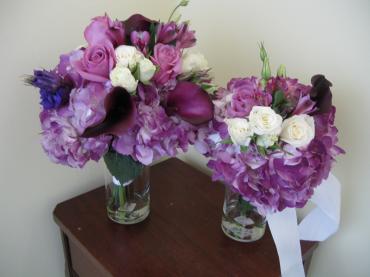 Hydrangeas to \"Dye\" for - Bridal Bouquet