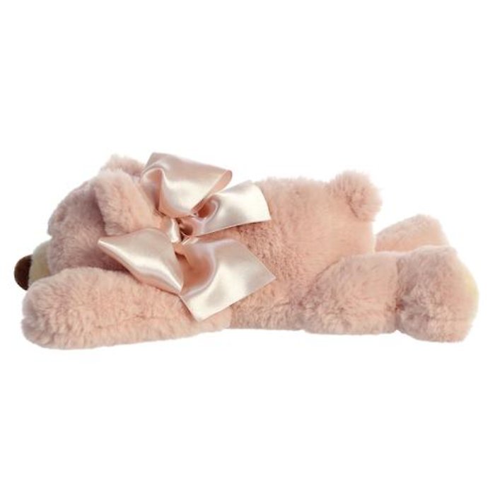 Hugga-Wug Bow Bear (Small Blush)