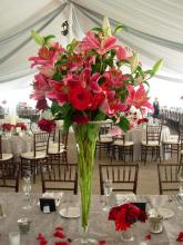 Tall Wedding Floral Centerpiece